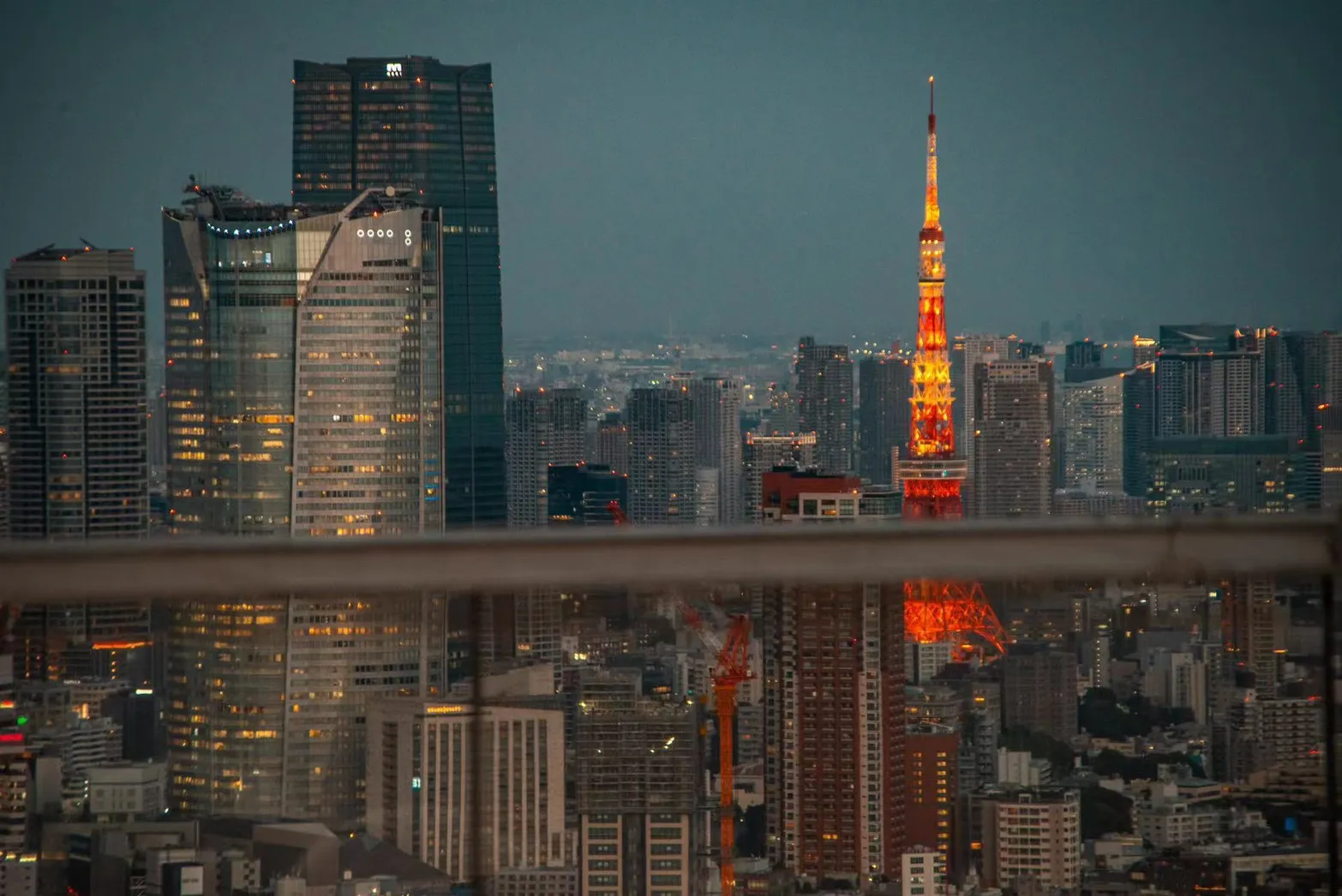 Tokyo Tower at dusk
